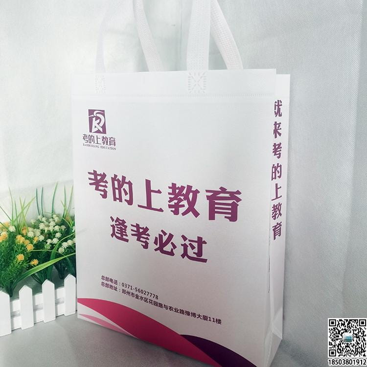 教育培訓班無紡布袋 學校輔導機構無紡布手提袋廣告袋宣傳袋  第14張