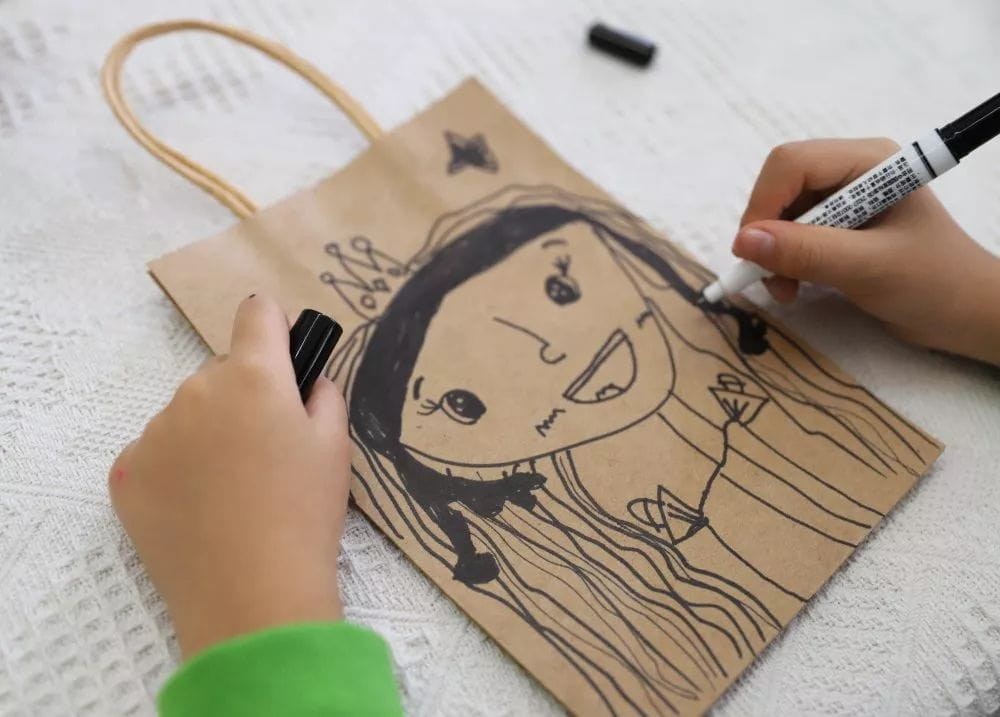 美工教室 | 牛皮紙袋創意畫  第5張