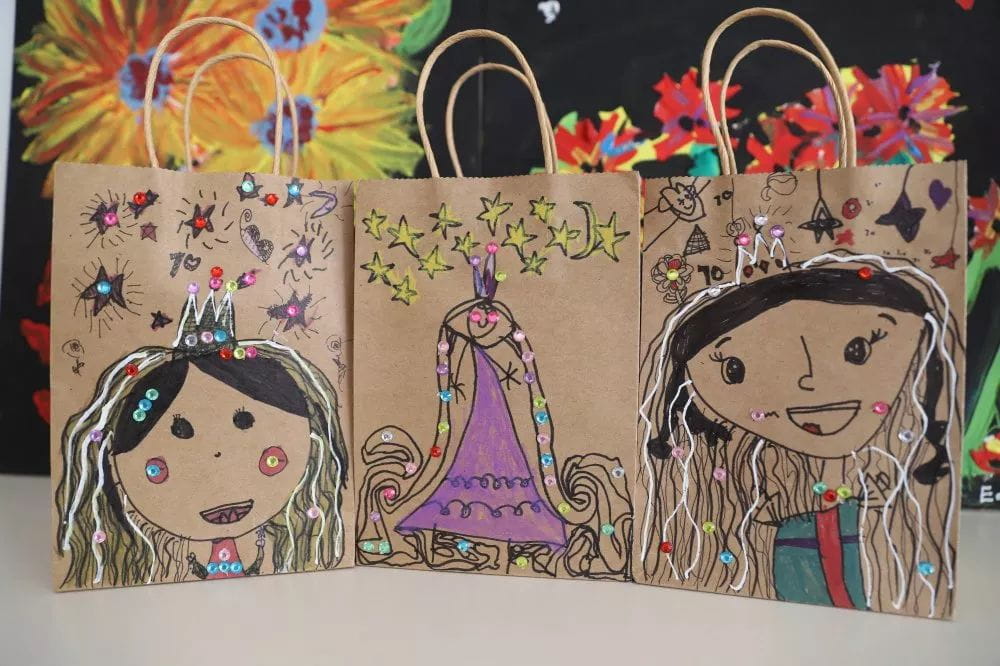 美工教室 | 牛皮紙袋創意畫  第14張