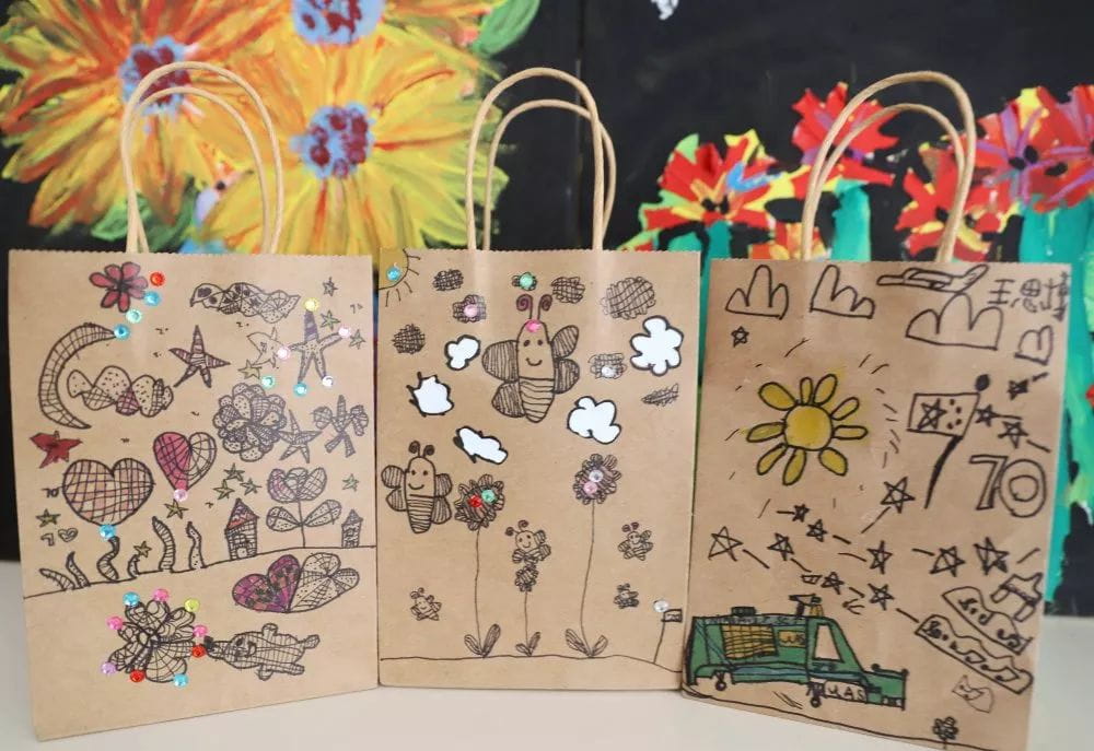 美工教室 | 牛皮紙袋創意畫  第12張