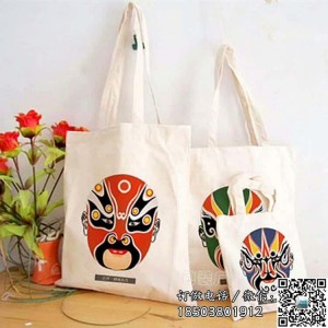 臉譜帆布袋個性化定制帆布袋川劇變臉帆布袋