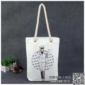 創意粗繩帆布袋個性帆布袋